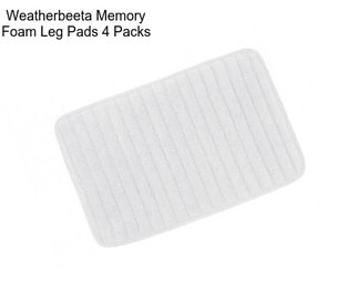 Weatherbeeta Memory Foam Leg Pads 4 Packs