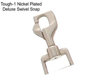 Tough-1 Nickel Plated Deluxe Swivel Snap