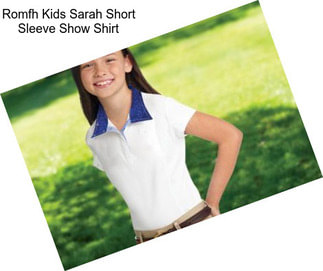 Romfh Kids Sarah Short Sleeve Show Shirt