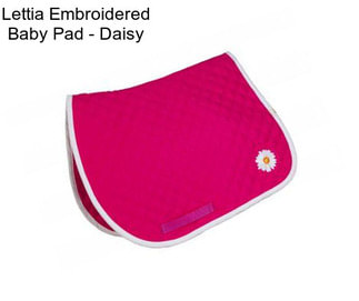 Lettia Embroidered Baby Pad - Daisy