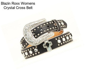 Blazin Roxx Womens Crystal Cross Belt