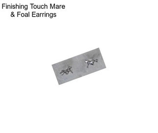 Finishing Touch Mare & Foal Earrings