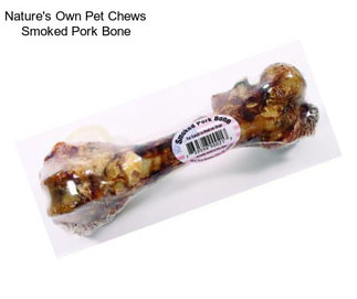 Nature\'s Own Pet Chews Smoked Pork Bone