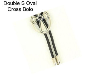 Double S Oval Cross Bolo