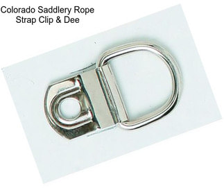 Colorado Saddlery Rope Strap Clip & Dee