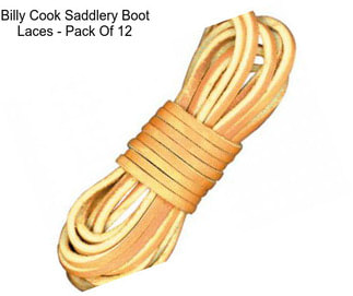 Billy Cook Saddlery Boot Laces - Pack Of 12