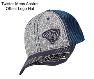 Twister Mens Abstrct Offset Logo Hat