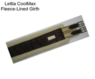 Lettia CoolMax Fleece-Lined Girth