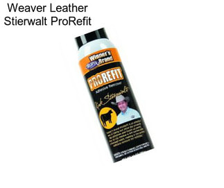 Weaver Leather Stierwalt ProRefit