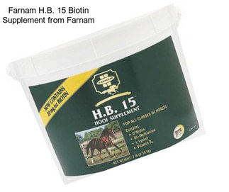 Farnam H.B. 15 Biotin Supplement from Farnam