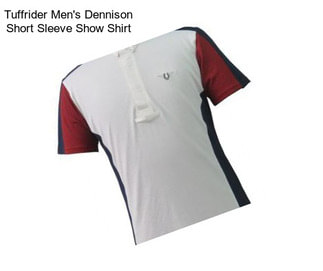 Tuffrider Men\'s Dennison Short Sleeve Show Shirt