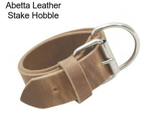 Abetta Leather Stake Hobble