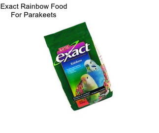 Exact Rainbow Food For Parakeets