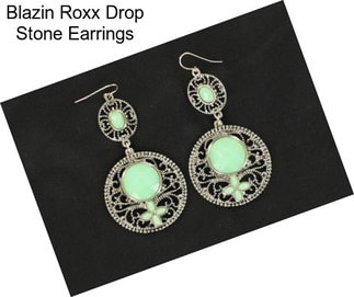 Blazin Roxx Drop Stone Earrings