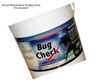 Durvet Natural Horse Vet Bug Check For Livestock