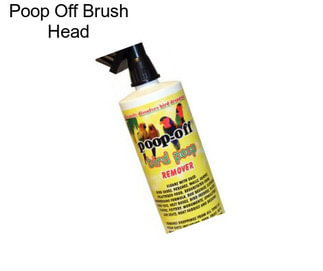 Poop Off Brush Head