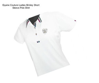 Equine Couture Ladies Brinley Short Sleeve Polo Shirt