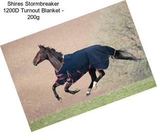 Shires Stormbreaker 1200D Turnout Blanket - 200g