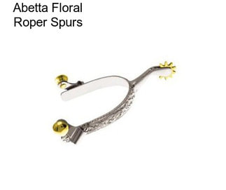Abetta Floral Roper Spurs