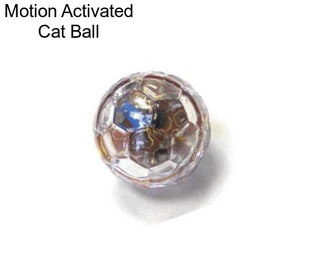 Motion Activated Cat Ball