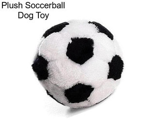 Plush Soccerball Dog Toy