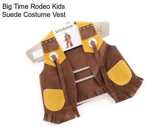 Big Time Rodeo Kids Suede Costume Vest