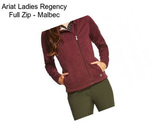 Ariat Ladies Regency Full Zip - Malbec