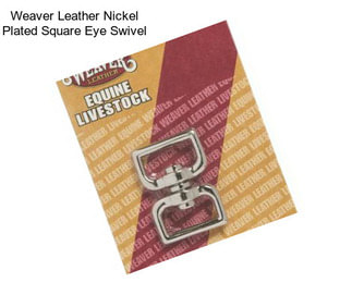 Weaver Leather Nickel Plated Square Eye Swivel