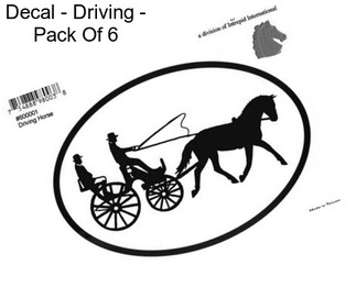 Decal - Driving - Pack Of 6