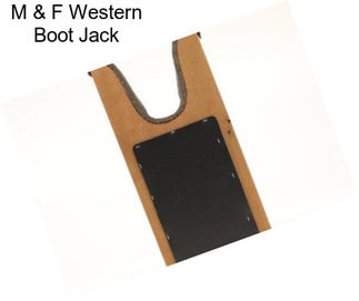 M & F Western Boot Jack