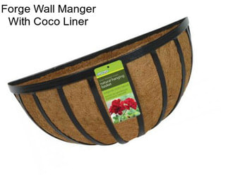 Forge Wall Manger With Coco Liner