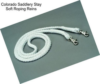 Colorado Saddlery Stay Soft Roping Reins