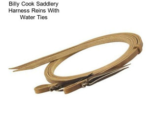 Billy Cook Saddlery Harness Reins With Water Ties