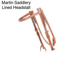 Martin Saddlery Lined Headstall