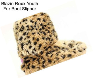 Blazin Roxx Youth Fur Boot Slipper