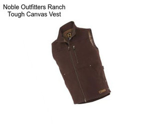 Noble Outfitters Ranch Tough Canvas Vest