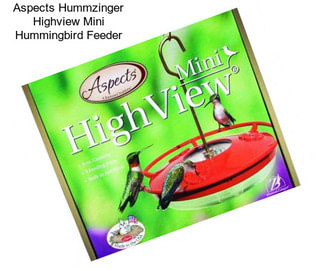 Aspects Hummzinger Highview Mini Hummingbird Feeder