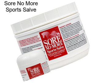 Sore No More Sports Salve