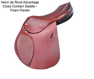 Henri de Rivel Advantage Close Contact Saddle - Foam Panels