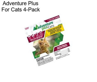 Adventure Plus For Cats 4-Pack