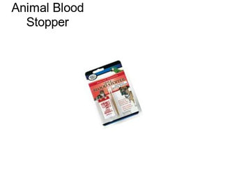 Animal Blood Stopper
