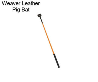 Weaver Leather Pig Bat