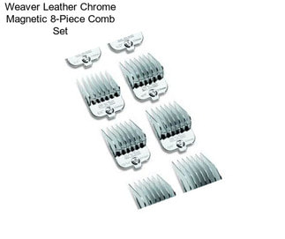 Weaver Leather Chrome Magnetic 8-Piece Comb Set