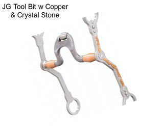 JG Tool Bit w Copper & Crystal Stone