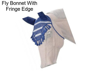 Fly Bonnet With Fringe Edge