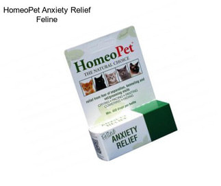 HomeoPet Anxiety Relief Feline