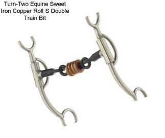 Turn-Two Equine Sweet Iron Copper Roll S Double Train Bit