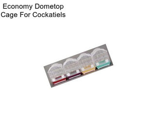 Economy Dometop Cage For Cockatiels