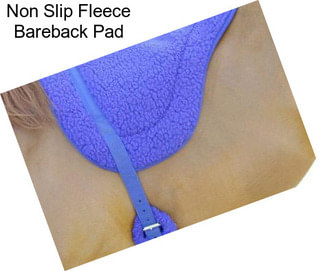 Non Slip Fleece Bareback Pad