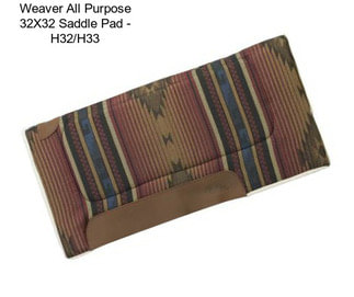 Weaver All Purpose 32X32 Saddle Pad - H32/H33